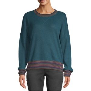 Waffle Crew Ringer Sweater